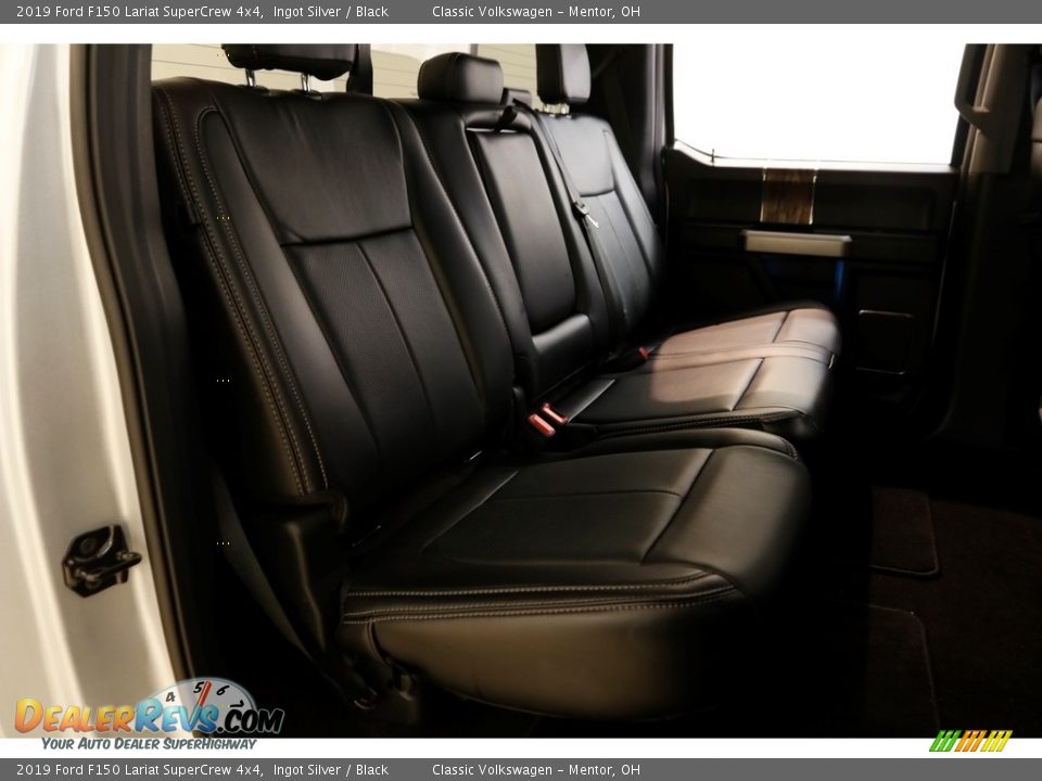 2019 Ford F150 Lariat SuperCrew 4x4 Ingot Silver / Black Photo #22