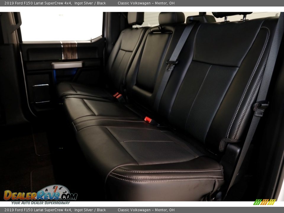 2019 Ford F150 Lariat SuperCrew 4x4 Ingot Silver / Black Photo #23