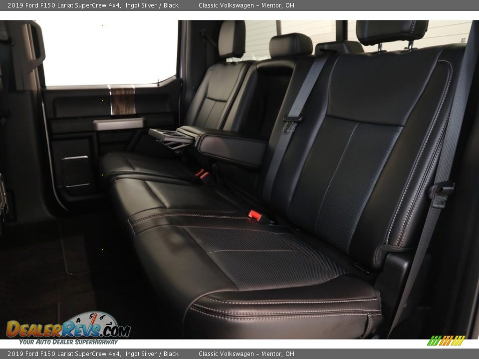 2019 Ford F150 Lariat SuperCrew 4x4 Ingot Silver / Black Photo #24