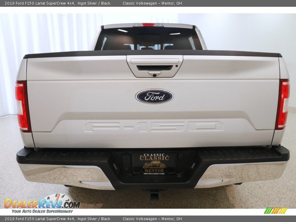 2019 Ford F150 Lariat SuperCrew 4x4 Ingot Silver / Black Photo #27