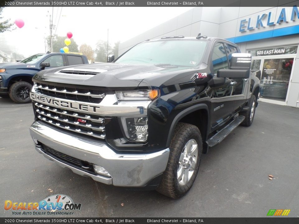 2020 Chevrolet Silverado 3500HD LTZ Crew Cab 4x4 Black / Jet Black Photo #2