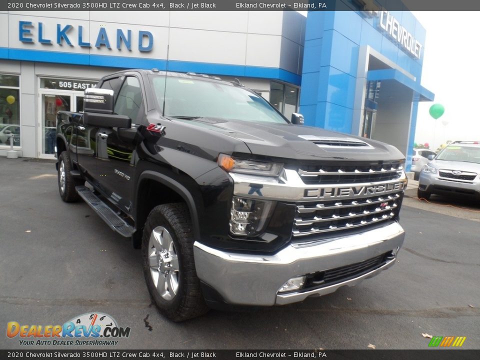 2020 Chevrolet Silverado 3500HD LTZ Crew Cab 4x4 Black / Jet Black Photo #4
