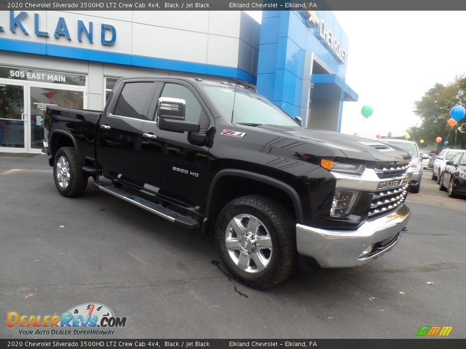 2020 Chevrolet Silverado 3500HD LTZ Crew Cab 4x4 Black / Jet Black Photo #5