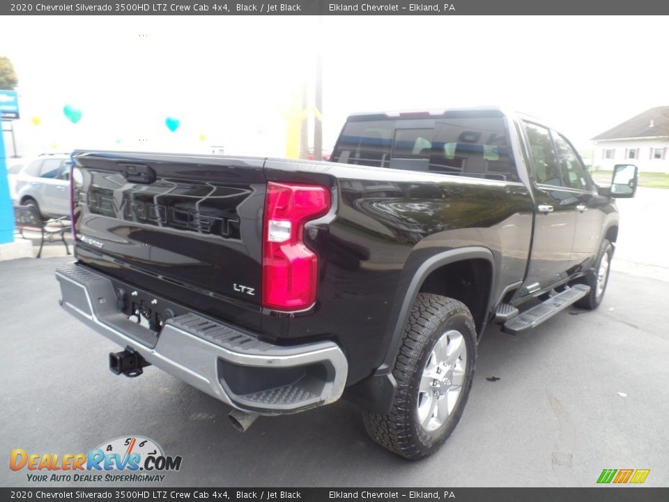 2020 Chevrolet Silverado 3500HD LTZ Crew Cab 4x4 Black / Jet Black Photo #7