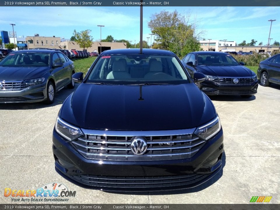 2019 Volkswagen Jetta SEL Premium Black / Storm Gray Photo #2