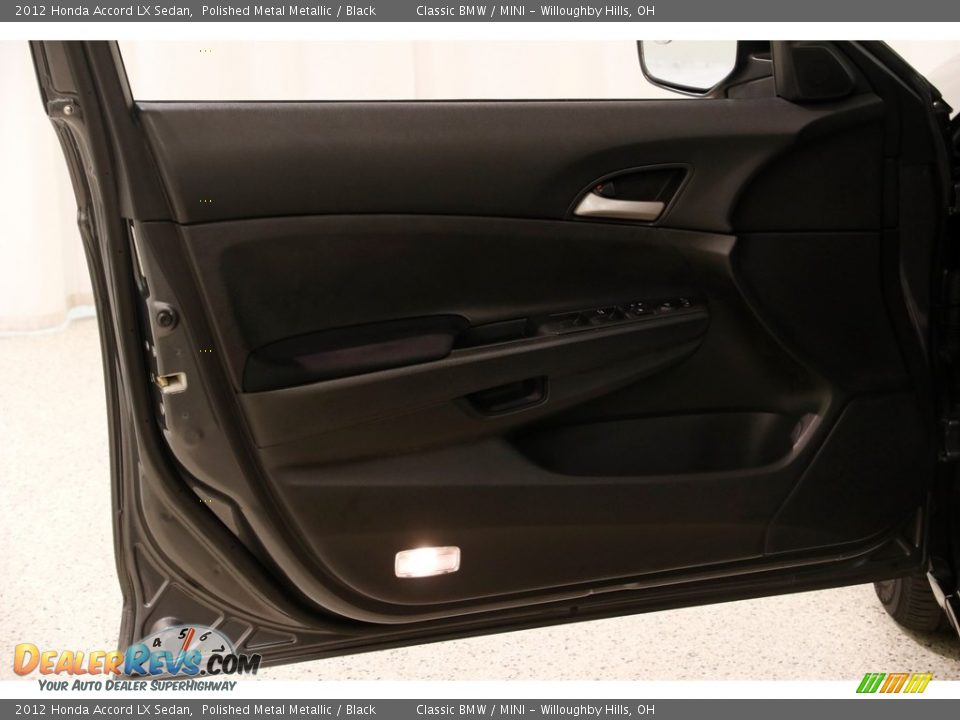 2012 Honda Accord LX Sedan Polished Metal Metallic / Black Photo #4