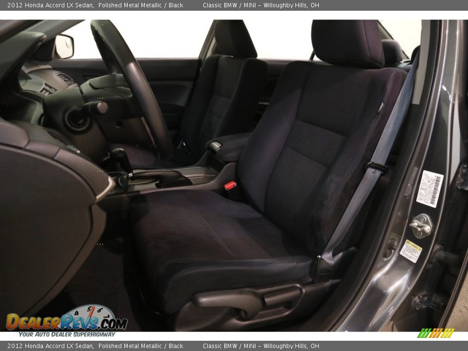 2012 Honda Accord LX Sedan Polished Metal Metallic / Black Photo #5