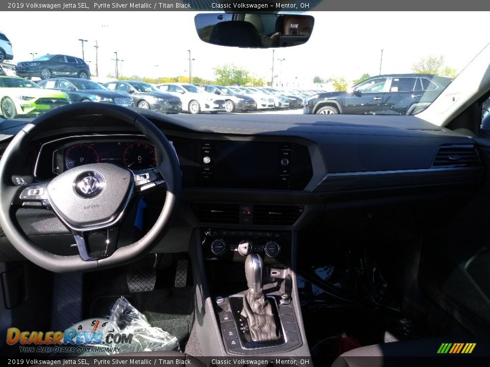 2019 Volkswagen Jetta SEL Pyrite Silver Metallic / Titan Black Photo #4