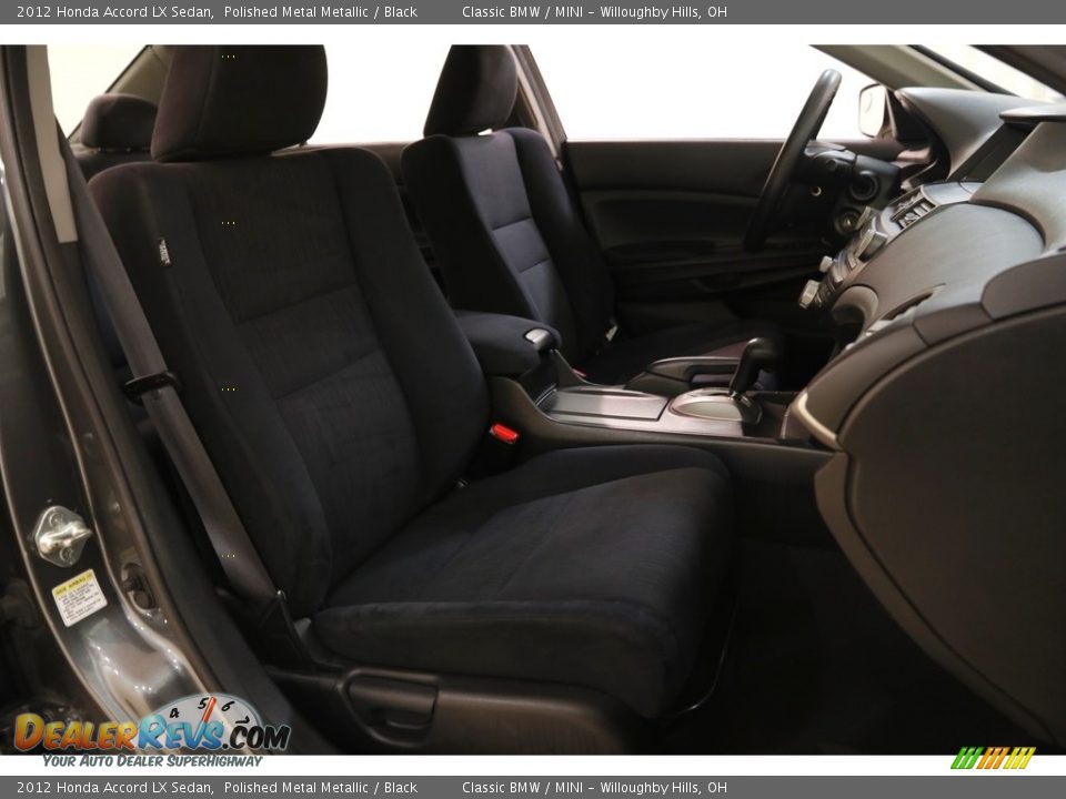 2012 Honda Accord LX Sedan Polished Metal Metallic / Black Photo #13