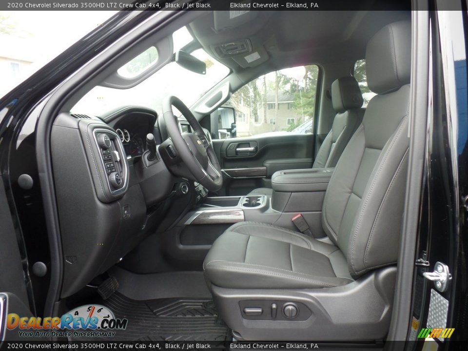 Jet Black Interior - 2020 Chevrolet Silverado 3500HD LTZ Crew Cab 4x4 Photo #19