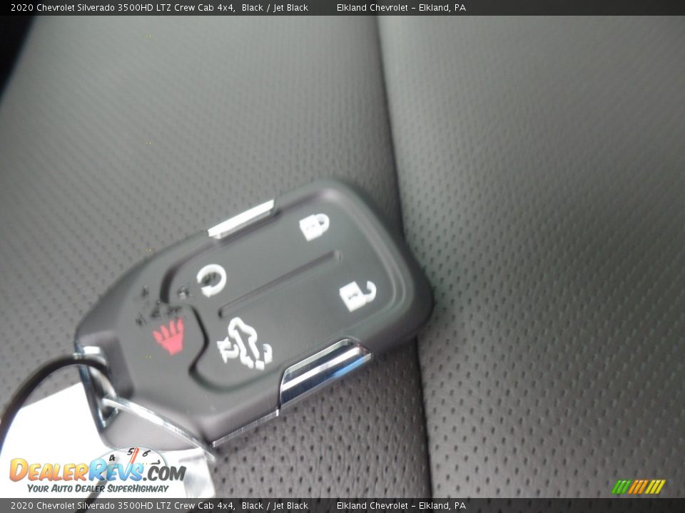 2020 Chevrolet Silverado 3500HD LTZ Crew Cab 4x4 Black / Jet Black Photo #20