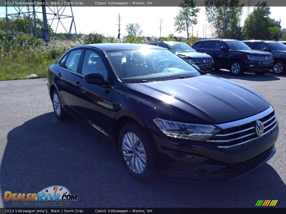 2019 Volkswagen Jetta S Black / Storm Gray Photo #1