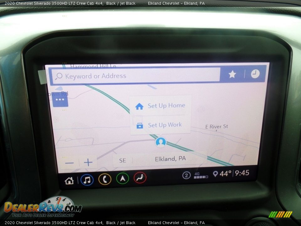 Navigation of 2020 Chevrolet Silverado 3500HD LTZ Crew Cab 4x4 Photo #30