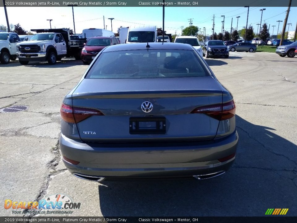 2019 Volkswagen Jetta R-Line Platinum Gray Metallic / Storm Gray Photo #5
