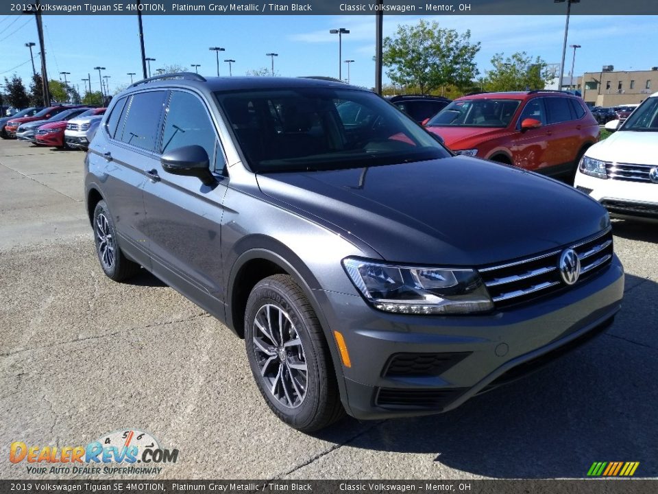 2019 Volkswagen Tiguan SE 4MOTION Platinum Gray Metallic / Titan Black Photo #1