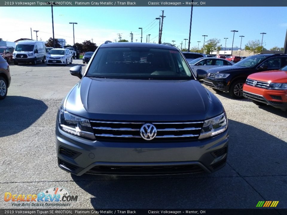 2019 Volkswagen Tiguan SE 4MOTION Platinum Gray Metallic / Titan Black Photo #2