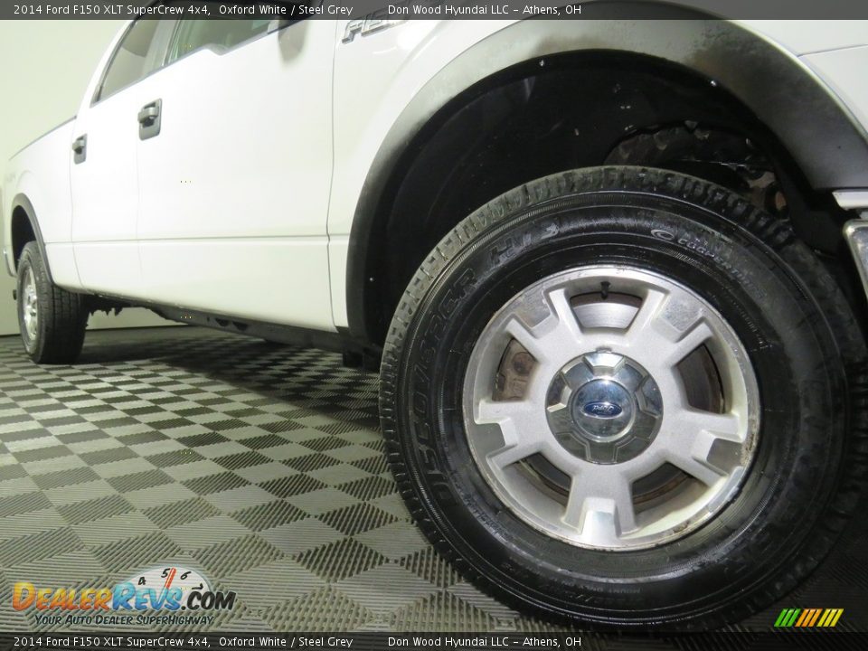 2014 Ford F150 XLT SuperCrew 4x4 Oxford White / Steel Grey Photo #3