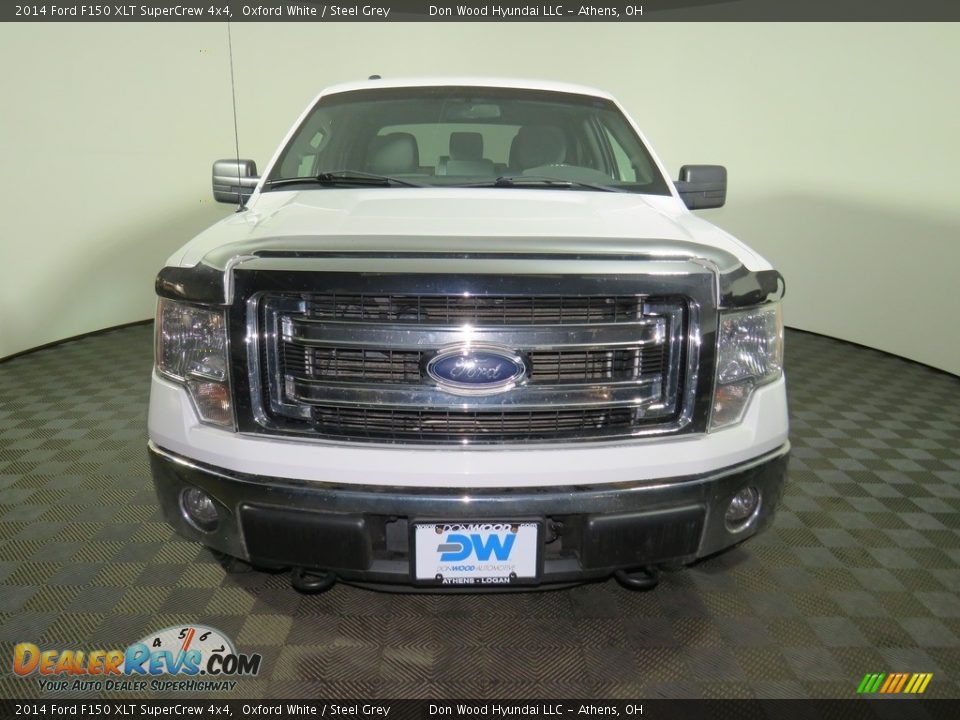 2014 Ford F150 XLT SuperCrew 4x4 Oxford White / Steel Grey Photo #4