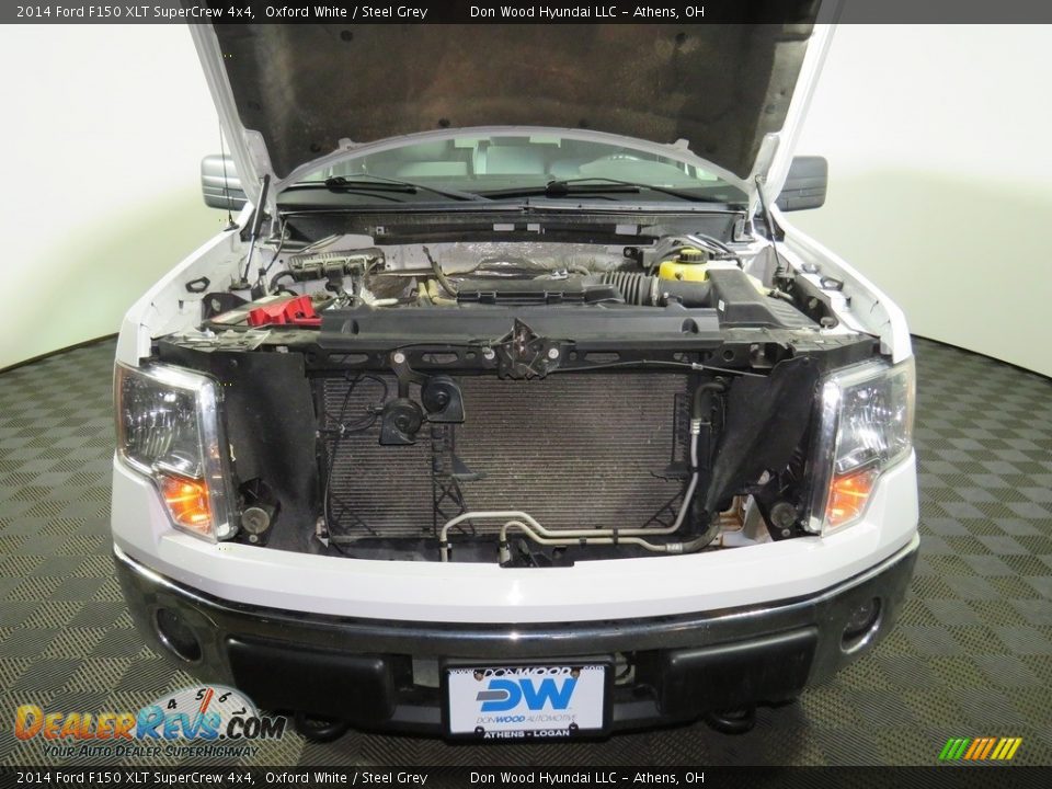 2014 Ford F150 XLT SuperCrew 4x4 Oxford White / Steel Grey Photo #5