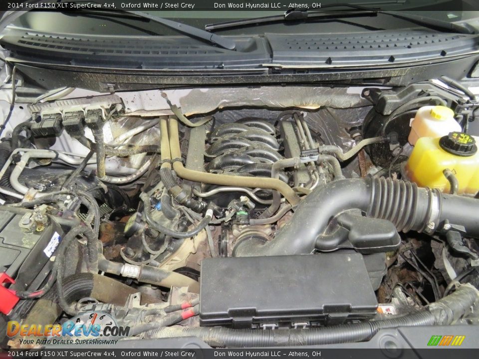 2014 Ford F150 XLT SuperCrew 4x4 Oxford White / Steel Grey Photo #6