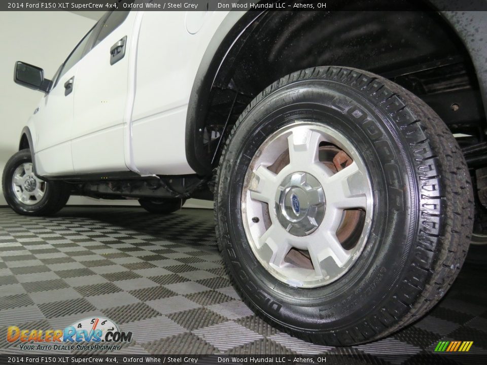 2014 Ford F150 XLT SuperCrew 4x4 Oxford White / Steel Grey Photo #10