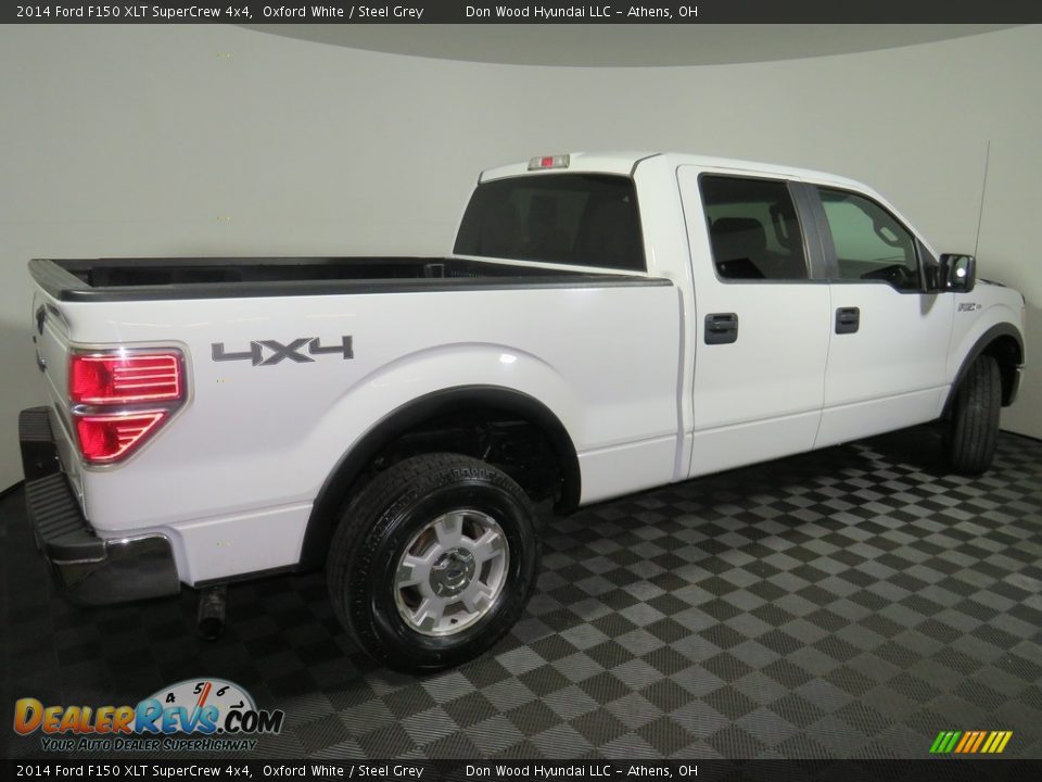 2014 Ford F150 XLT SuperCrew 4x4 Oxford White / Steel Grey Photo #13
