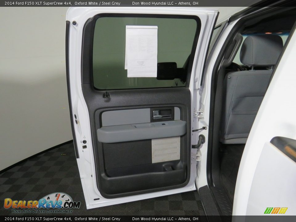2014 Ford F150 XLT SuperCrew 4x4 Oxford White / Steel Grey Photo #19