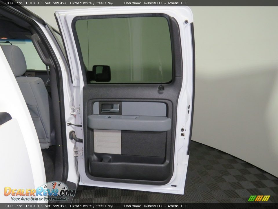 2014 Ford F150 XLT SuperCrew 4x4 Oxford White / Steel Grey Photo #21