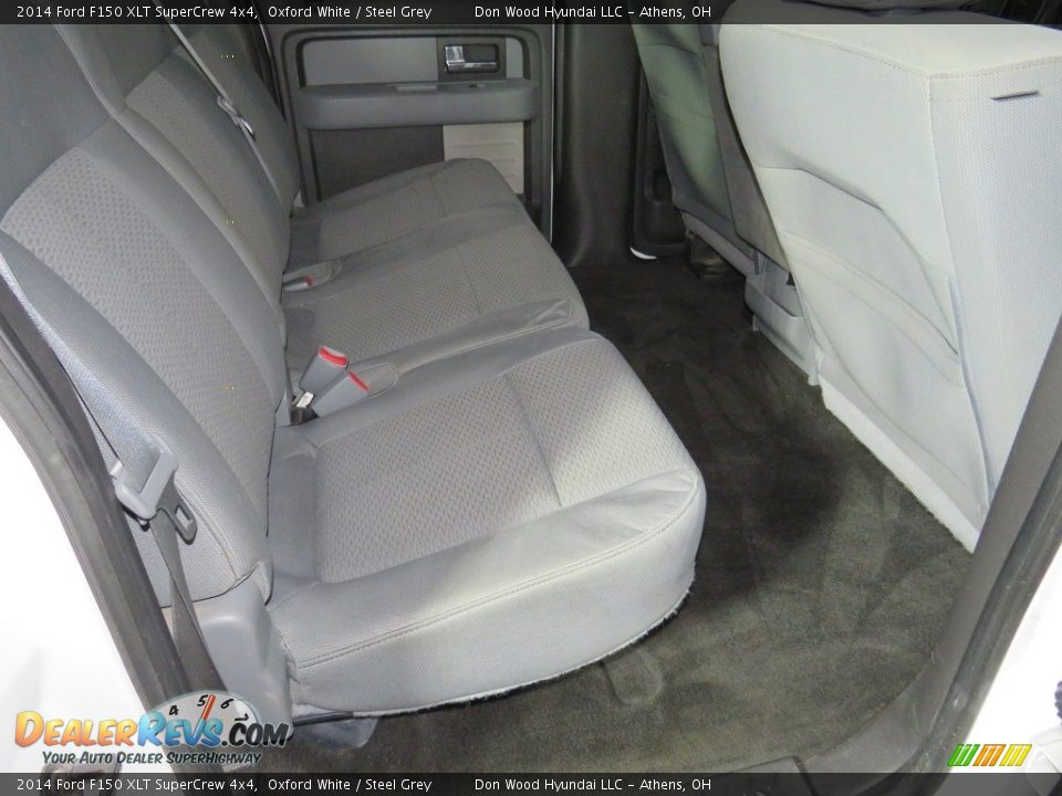 2014 Ford F150 XLT SuperCrew 4x4 Oxford White / Steel Grey Photo #22