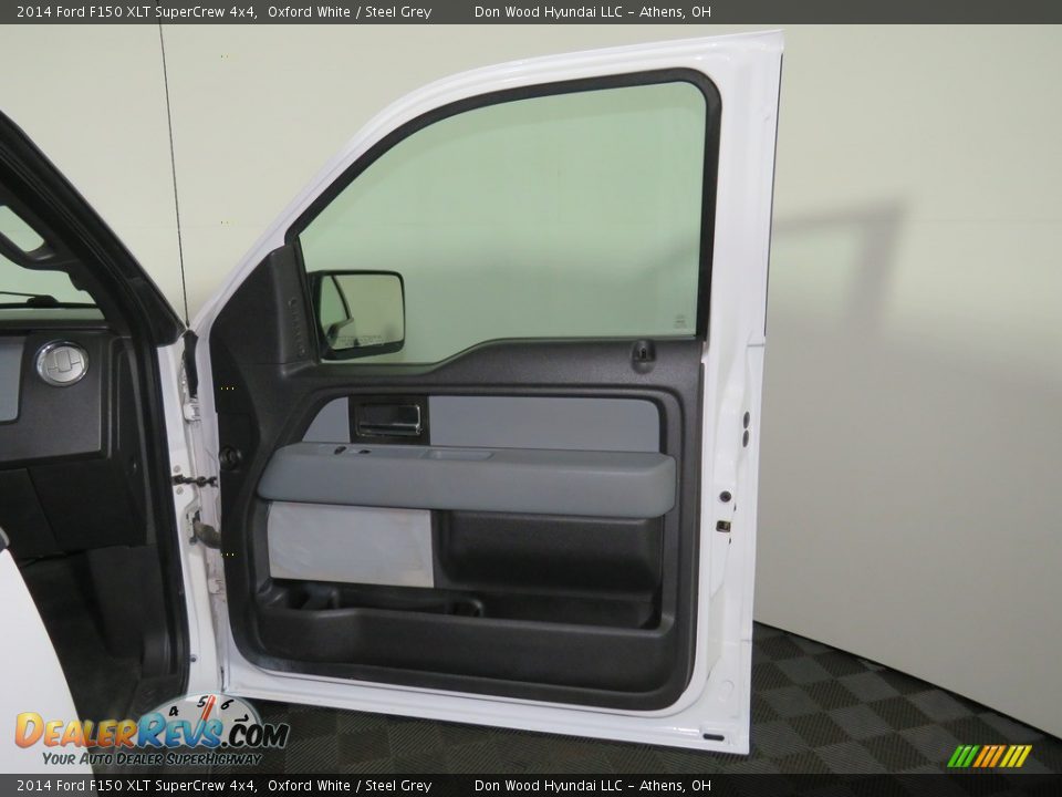 2014 Ford F150 XLT SuperCrew 4x4 Oxford White / Steel Grey Photo #23