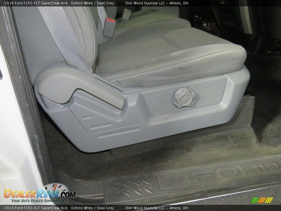 2014 Ford F150 XLT SuperCrew 4x4 Oxford White / Steel Grey Photo #24
