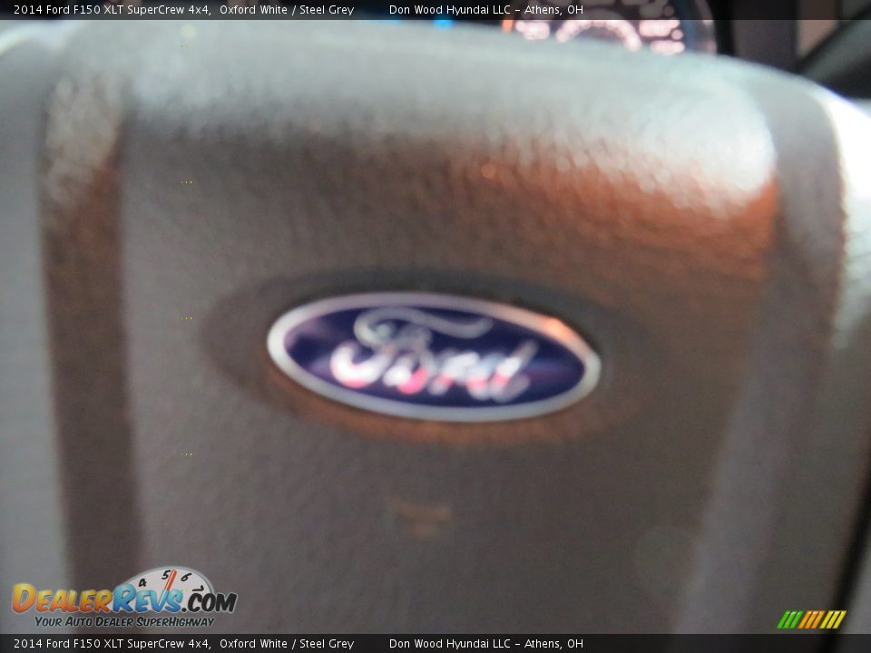 2014 Ford F150 XLT SuperCrew 4x4 Oxford White / Steel Grey Photo #26