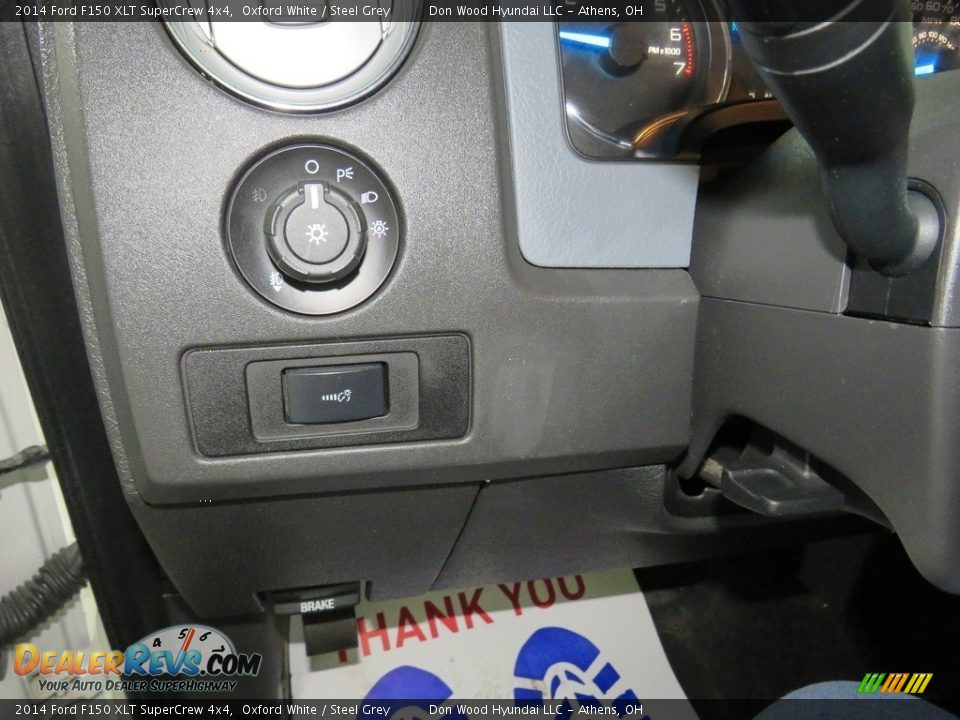 2014 Ford F150 XLT SuperCrew 4x4 Oxford White / Steel Grey Photo #33