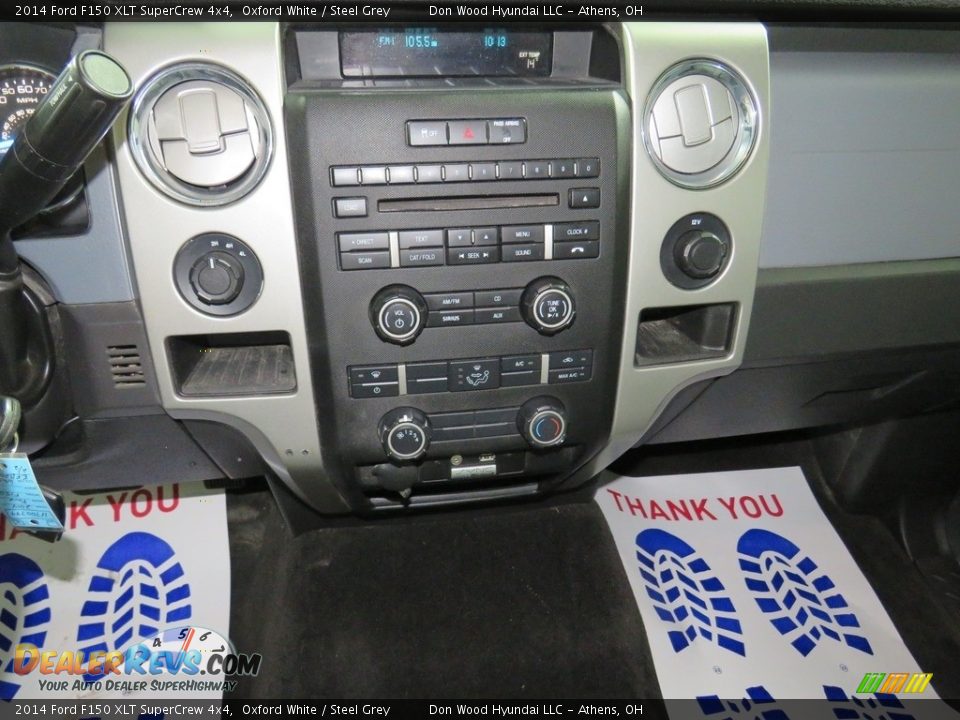 2014 Ford F150 XLT SuperCrew 4x4 Oxford White / Steel Grey Photo #35