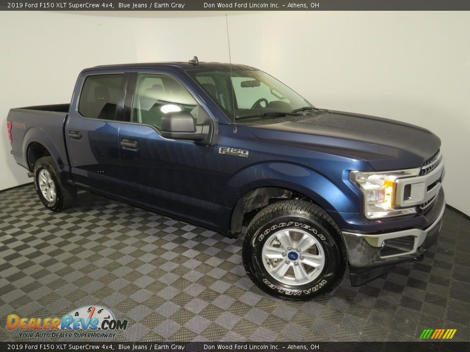 2019 Ford F150 XLT SuperCrew 4x4 Blue Jeans / Earth Gray Photo #2