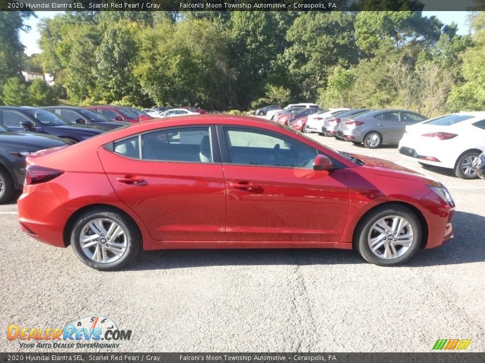 2020 Hyundai Elantra SEL Scarlet Red Pearl / Gray Photo #1