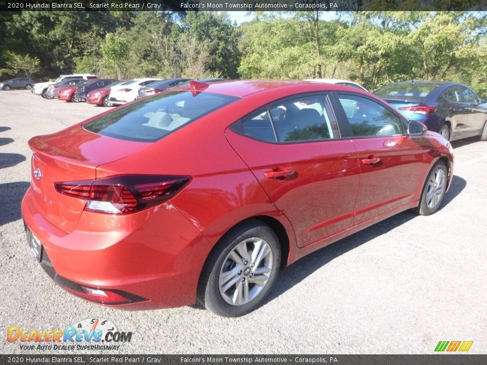 2020 Hyundai Elantra SEL Scarlet Red Pearl / Gray Photo #2