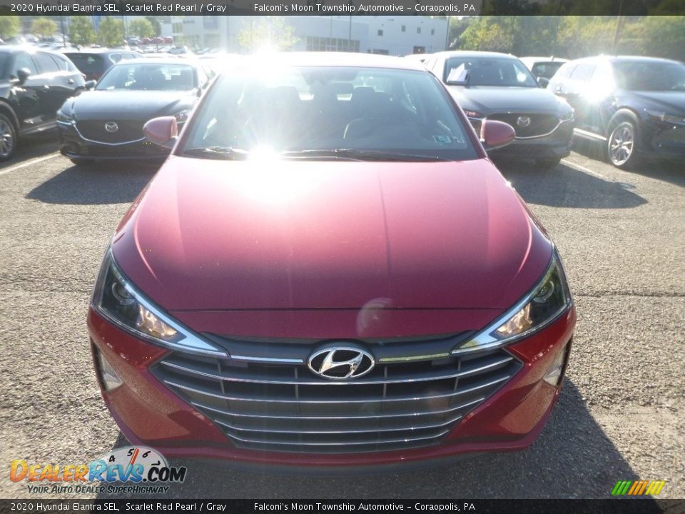 2020 Hyundai Elantra SEL Scarlet Red Pearl / Gray Photo #4