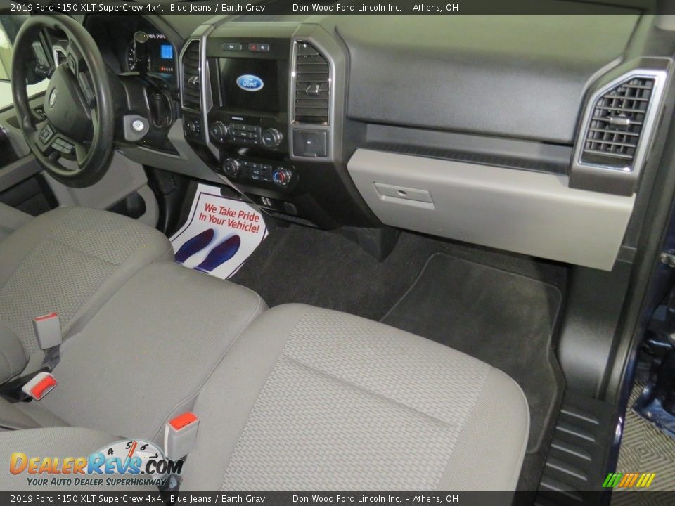 2019 Ford F150 XLT SuperCrew 4x4 Blue Jeans / Earth Gray Photo #28