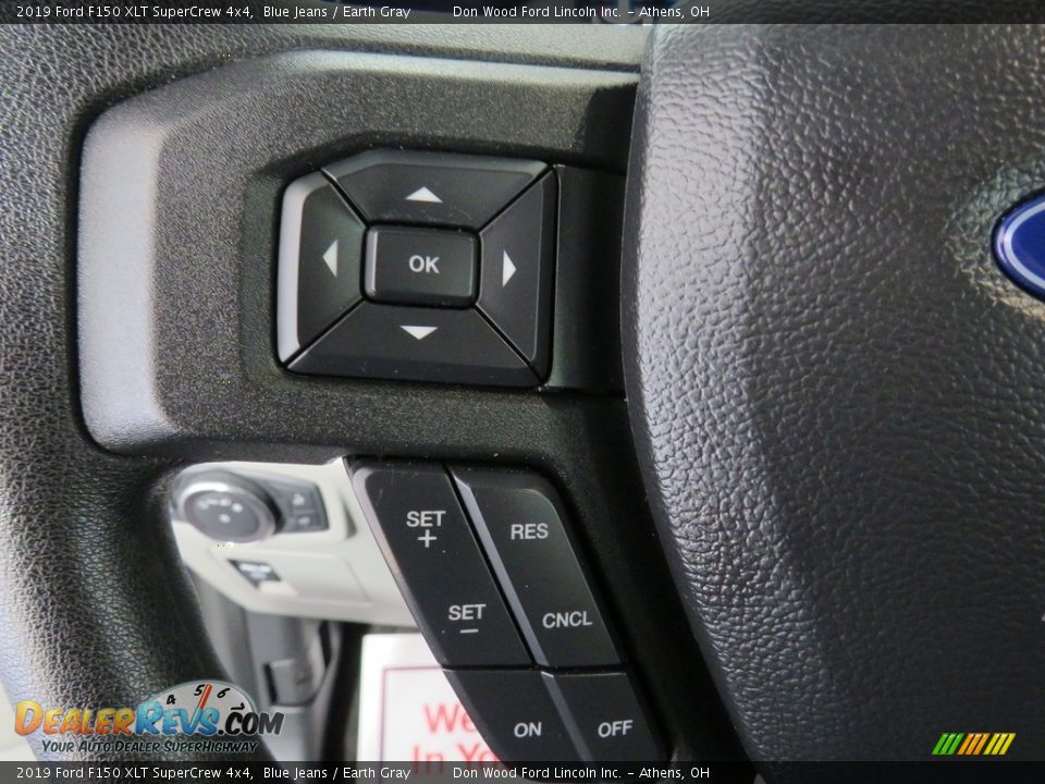 2019 Ford F150 XLT SuperCrew 4x4 Blue Jeans / Earth Gray Photo #33