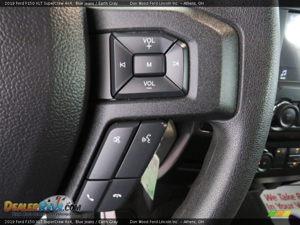 2019 Ford F150 XLT SuperCrew 4x4 Blue Jeans / Earth Gray Photo #34