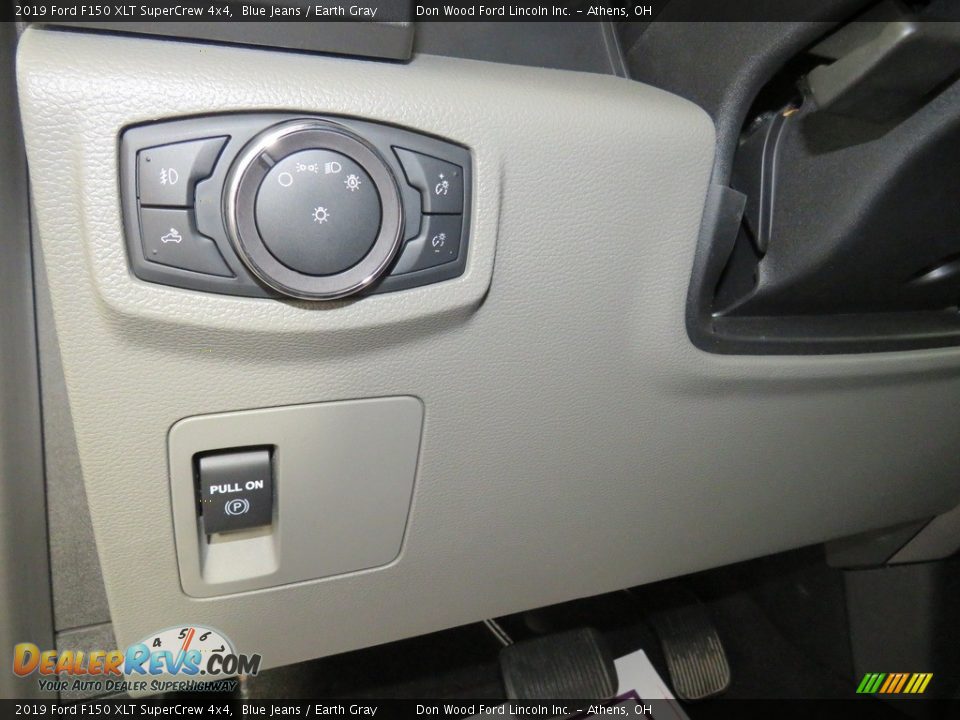 2019 Ford F150 XLT SuperCrew 4x4 Blue Jeans / Earth Gray Photo #35