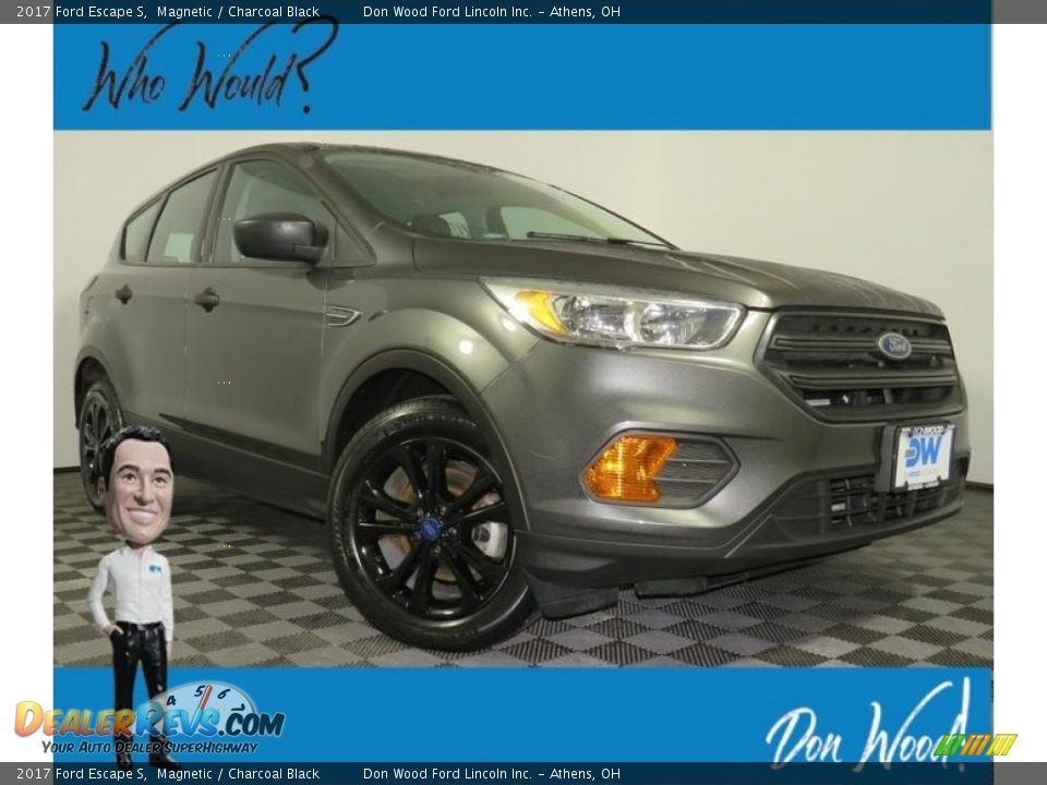 2017 Ford Escape S Magnetic / Charcoal Black Photo #1