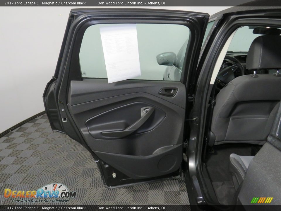 2017 Ford Escape S Magnetic / Charcoal Black Photo #23