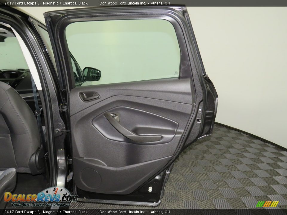2017 Ford Escape S Magnetic / Charcoal Black Photo #25