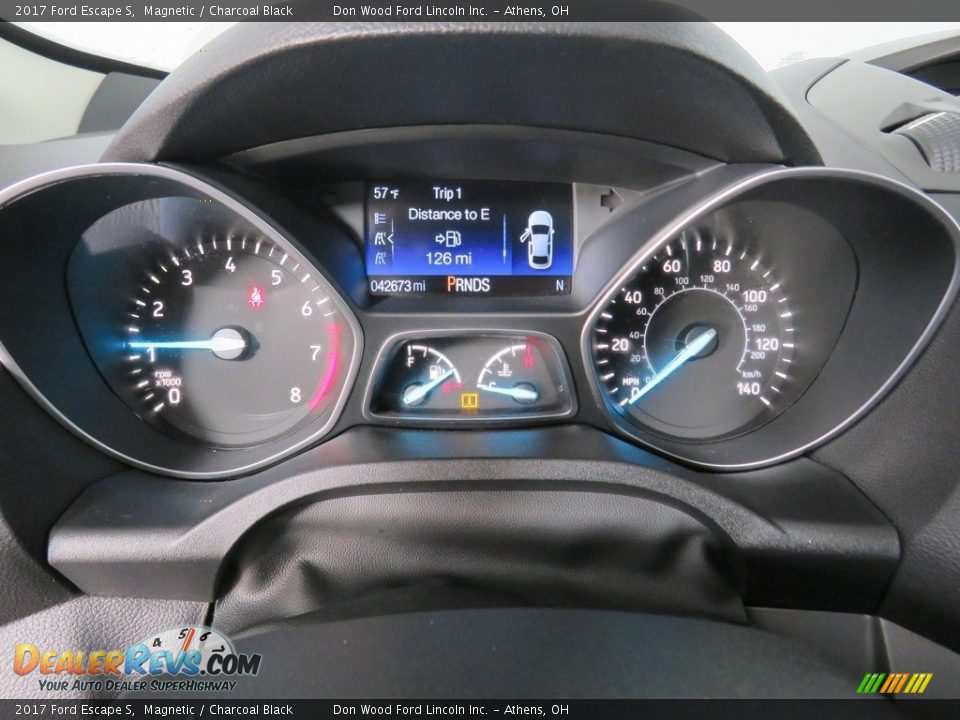 2017 Ford Escape S Magnetic / Charcoal Black Photo #30