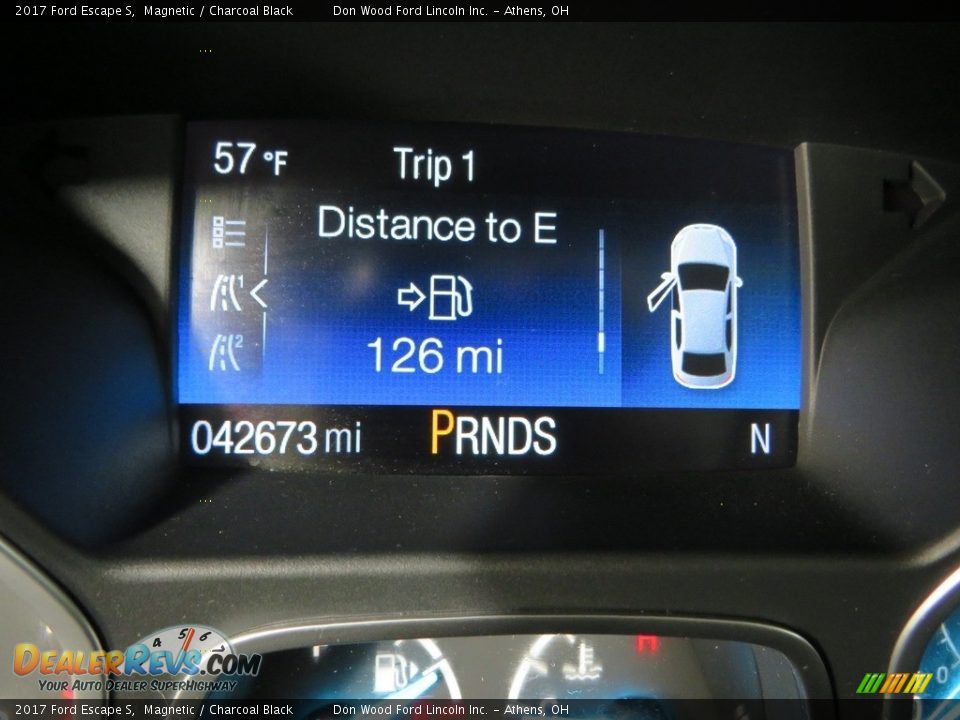 2017 Ford Escape S Magnetic / Charcoal Black Photo #31