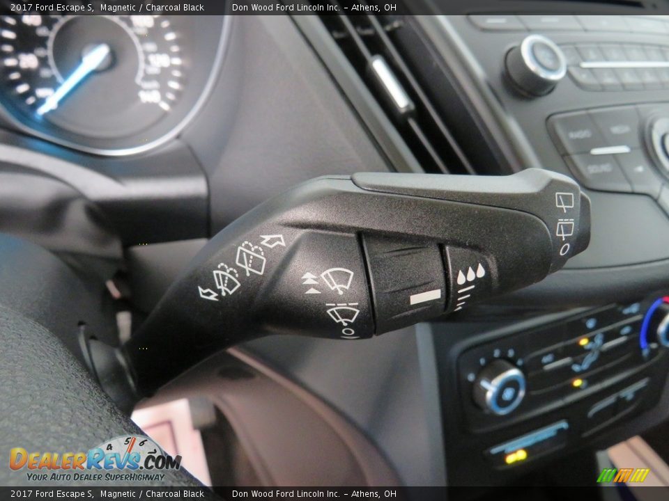 2017 Ford Escape S Magnetic / Charcoal Black Photo #33