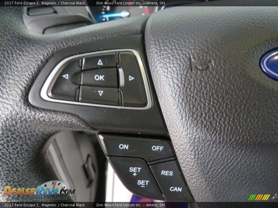 2017 Ford Escape S Magnetic / Charcoal Black Photo #34
