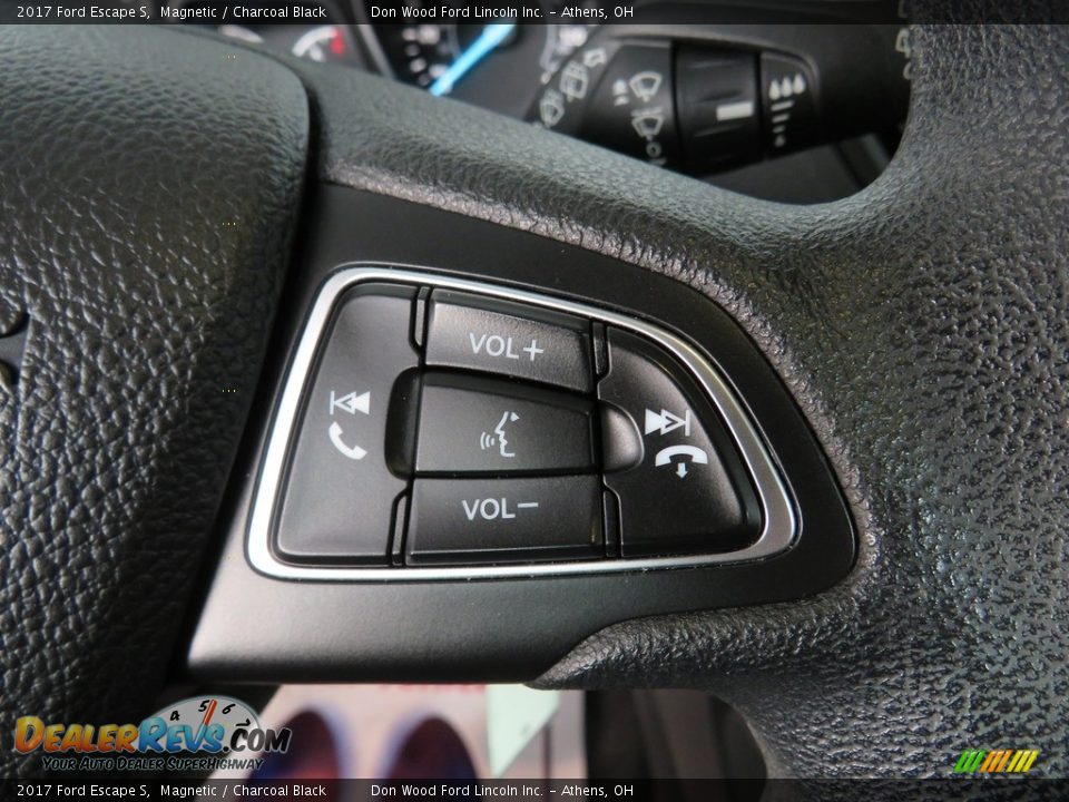 2017 Ford Escape S Magnetic / Charcoal Black Photo #35
